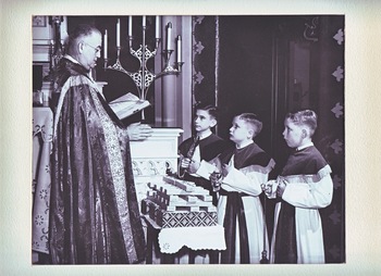 Roger Ebert as an altar boy